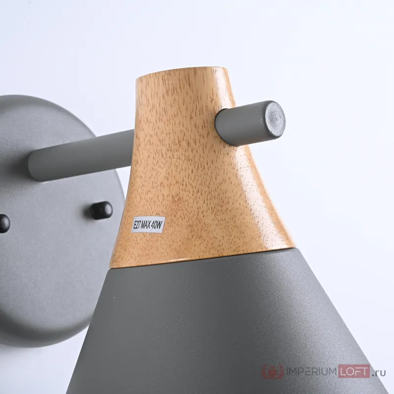 Настенный светильник NOD WALL Gray от ImperiumLoft