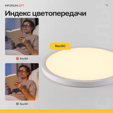 Потолочный светильник SLIM D30 Белый от ImperiumLoft