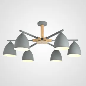 Потолочная люстра NOA 6 Gray by ImperiumLoft