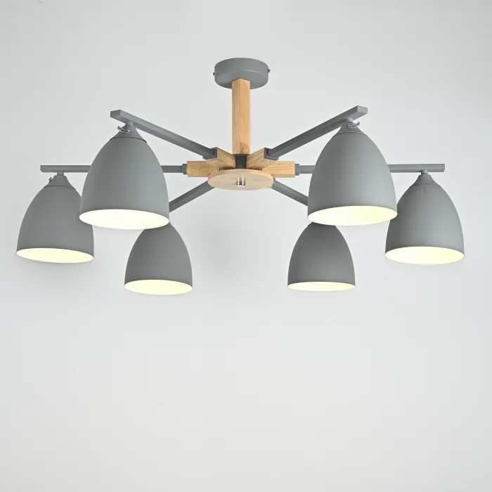 Потолочная люстра NOA 6 Gray by ImperiumLoft от ImperiumLoft