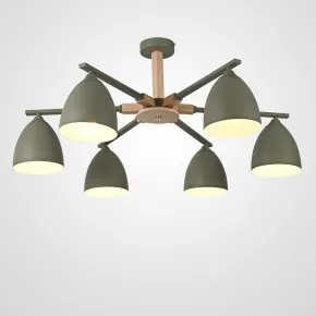 Потолочная люстра NOA 6 Olive by ImperiumLoft