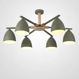 Потолочная люстра NOA 6 Olive
