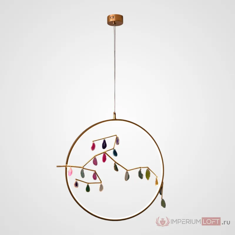 Подвесной светильник AGATE 10 multicolour D60 от ImperiumLoft