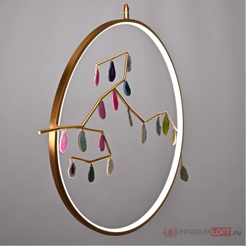 Подвесной светильник AGATE 10 multicolour D60 от ImperiumLoft