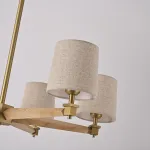 Люстра Jorgenson D85 Beige/Light wood от ImperiumLoft