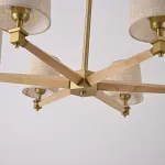 Люстра Jorgenson D85 Beige/Light wood от ImperiumLoft