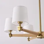 Люстра Jorgenson D85 White/Light wood от ImperiumLoft