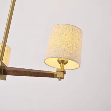 Люстра Jorgenson D70 Beige/Dark wood от ImperiumLoft