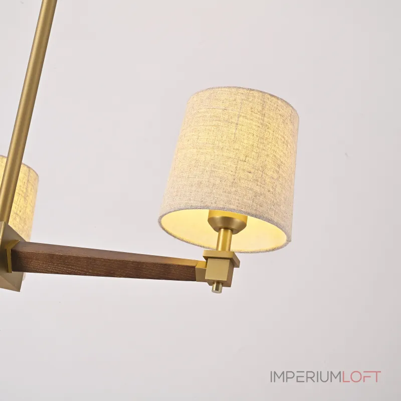 Люстра Jorgenson D70 Beige/Dark wood от ImperiumLoft