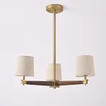 Люстра Jorgenson D70 Beige/Dark wood от ImperiumLoft