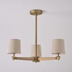 Люстра Jorgenson D70 Beige/Light wood от ImperiumLoft