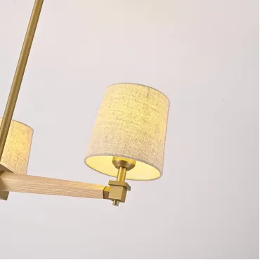 Люстра Jorgenson D70 Beige/Light wood от ImperiumLoft