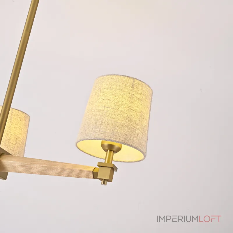 Люстра Jorgenson D70 Beige/Light wood от ImperiumLoft