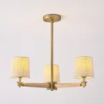 Люстра Jorgenson D70 Beige/Light wood от ImperiumLoft