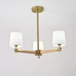 Люстра Jorgenson D70 White/Light wood от ImperiumLoft