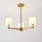 Люстра Jorgenson D70 White/Light wood от ImperiumLoft
