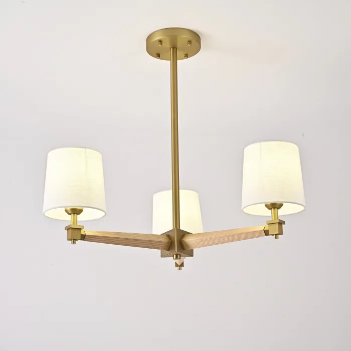 Люстра Jorgenson D70 White/Light wood от ImperiumLoft