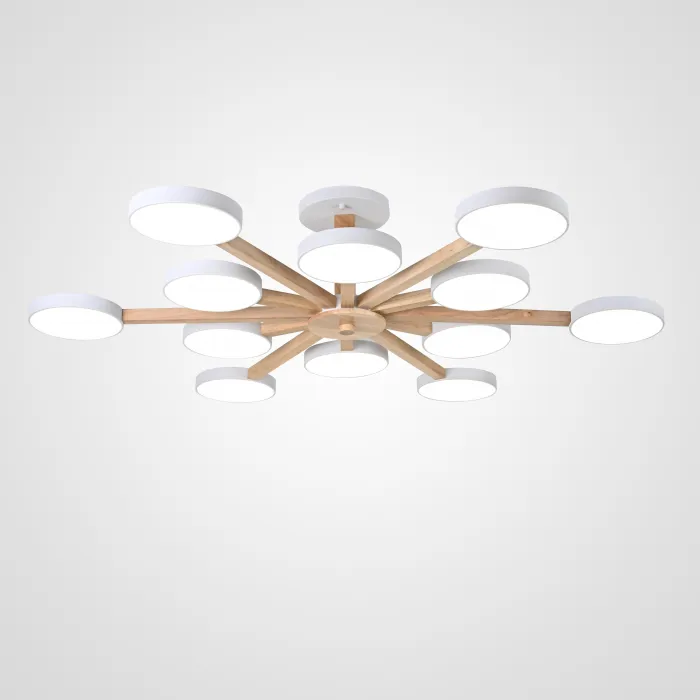Потолочный светильник TURNA L12 White от ImperiumLoft