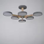 Потолочный светильник TURNA L6 Grey от ImperiumLoft