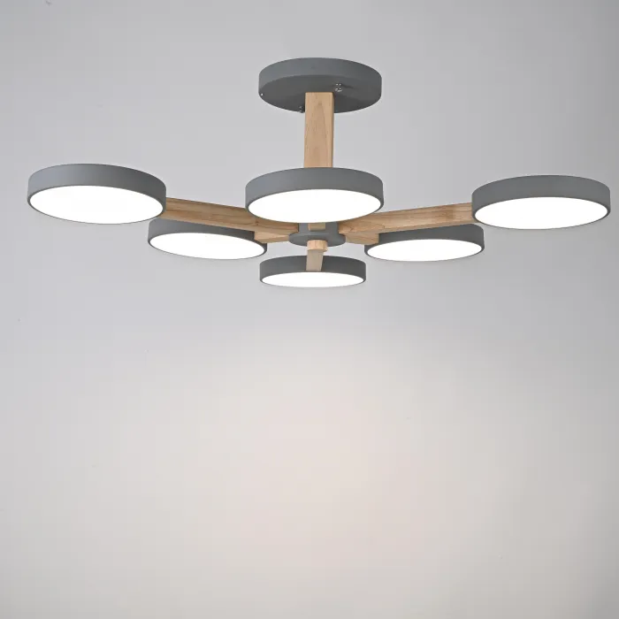Потолочный светильник TURNA L6 Grey от ImperiumLoft
