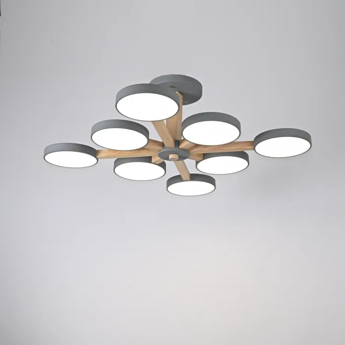 Потолочный светильник TURNA L8 Grey от ImperiumLoft