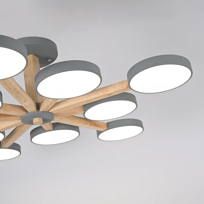 Потолочный светильник TURNA L10 Grey от ImperiumLoft