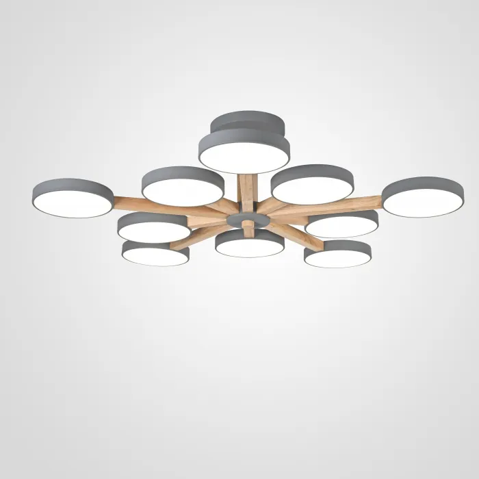 Потолочный светильник TURNA L10 Grey от ImperiumLoft