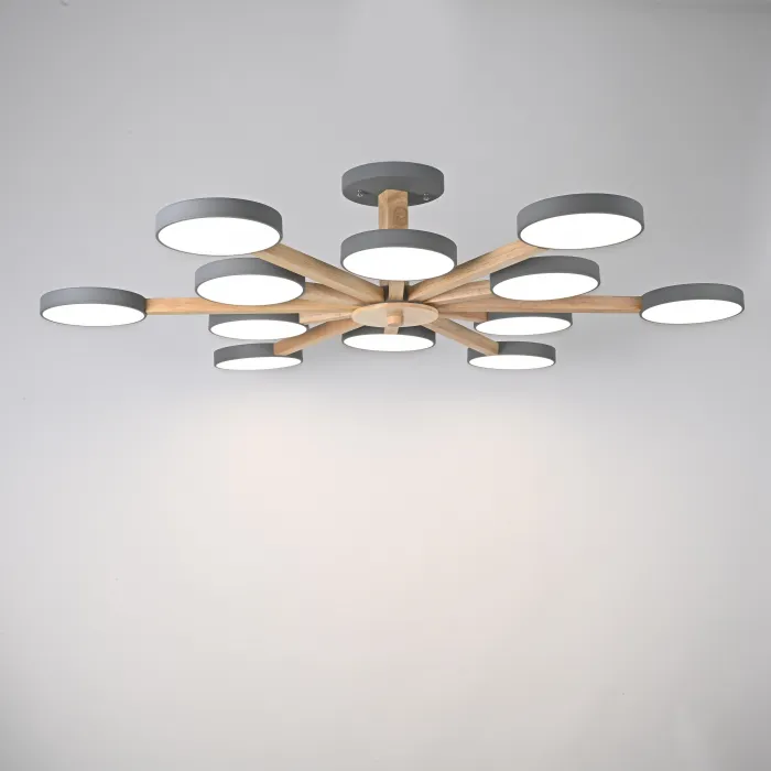 Потолочный светильник TURNA L12 Grey от ImperiumLoft