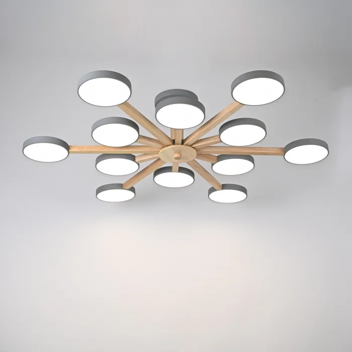 Потолочный светильник TURNA L12 Grey от ImperiumLoft