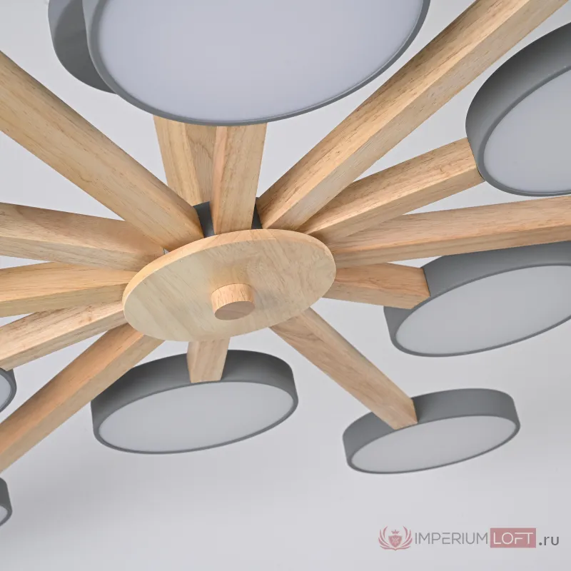 Потолочный светильник TURNA L12 Grey от ImperiumLoft