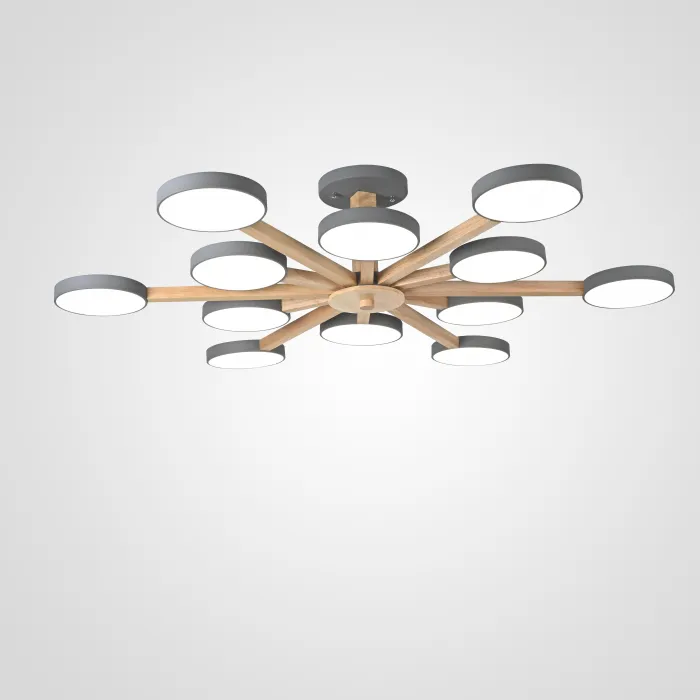 Потолочный светильник TURNA L12 Grey от ImperiumLoft