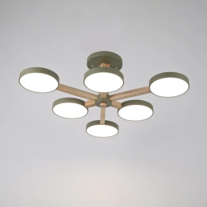 Потолочный светильник TURNA L6 Khaki от ImperiumLoft