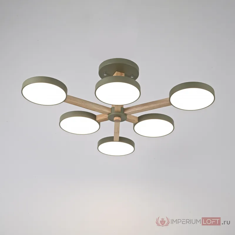 Потолочный светильник TURNA L6 Khaki от ImperiumLoft