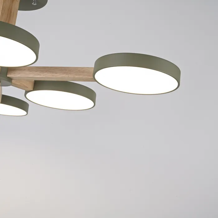 Потолочный светильник TURNA L6 Khaki от ImperiumLoft