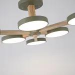 Потолочный светильник TURNA L6 Khaki от ImperiumLoft