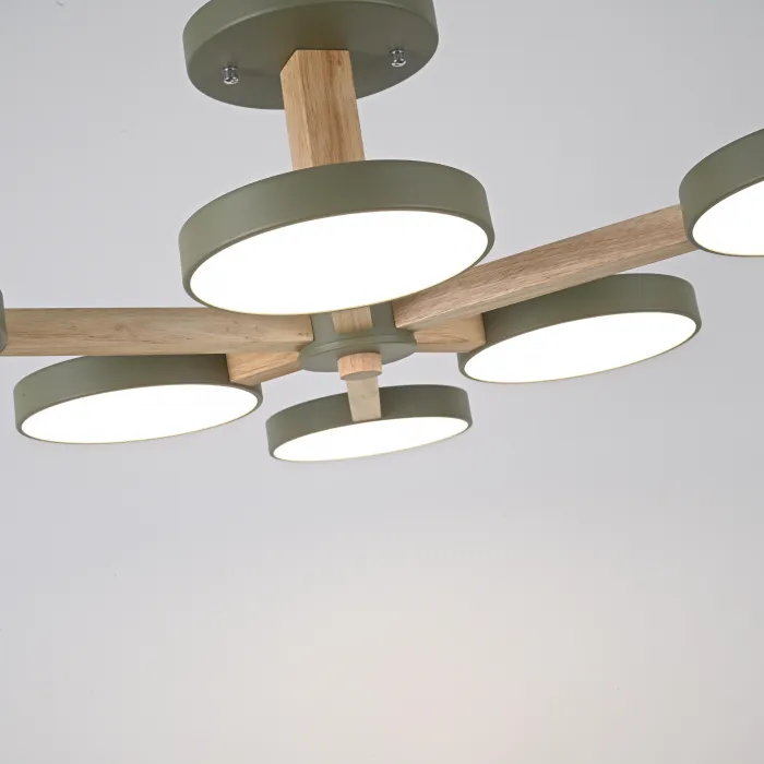 Потолочный светильник TURNA L6 Khaki от ImperiumLoft