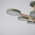 Потолочный светильник TURNA L6 Khaki от ImperiumLoft