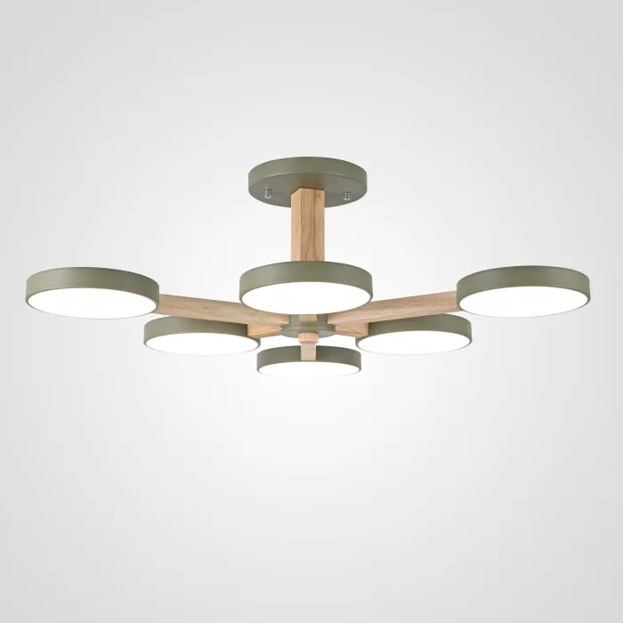 Потолочный светильник TURNA L6 Khaki от ImperiumLoft