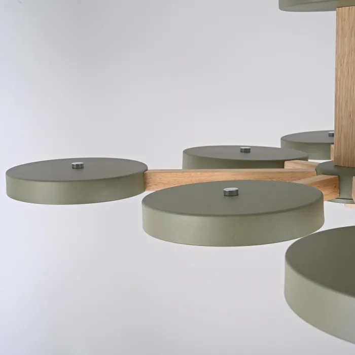 Потолочный светильник TURNA L8 Khaki от ImperiumLoft