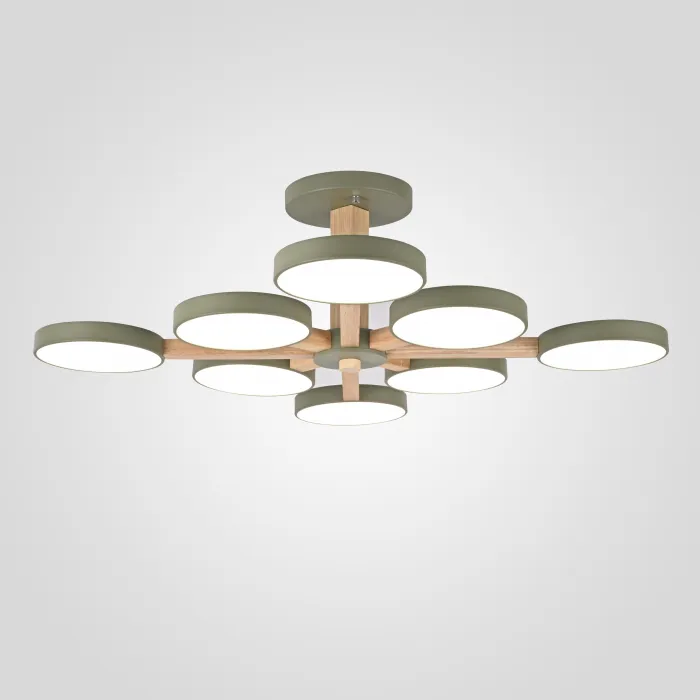 Потолочный светильник TURNA L8 Khaki от ImperiumLoft