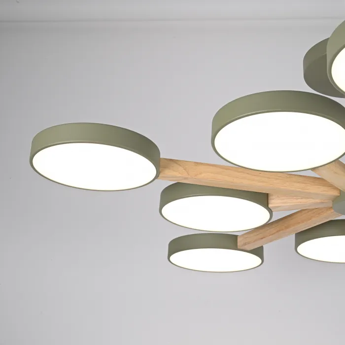 Потолочный светильник TURNA L10 Khaki от ImperiumLoft