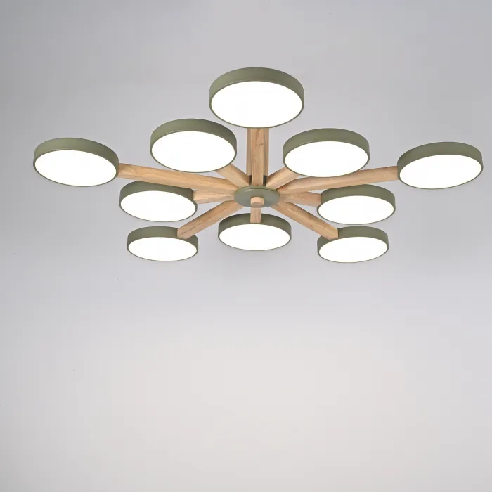 Потолочный светильник TURNA L10 Khaki от ImperiumLoft