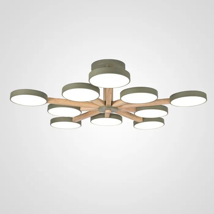Потолочный светильник TURNA L10 Khaki от ImperiumLoft