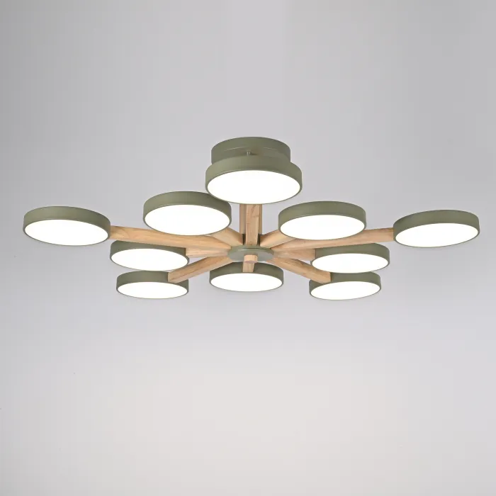 Потолочный светильник TURNA L10 Khaki от ImperiumLoft