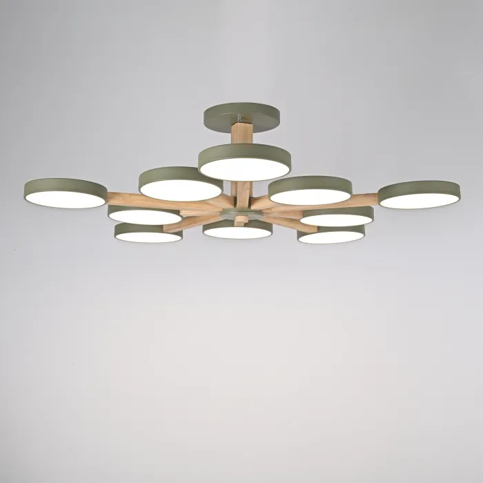 Потолочный светильник TURNA L10 Khaki от ImperiumLoft