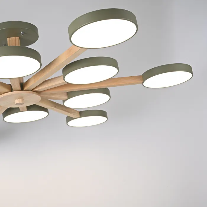 Потолочный светильник TURNA L12 Khaki от ImperiumLoft