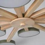 Потолочный светильник TURNA L12 Khaki от ImperiumLoft