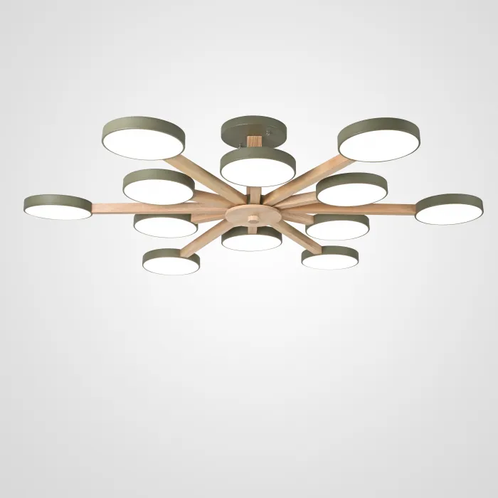 Потолочный светильник TURNA L12 Khaki от ImperiumLoft