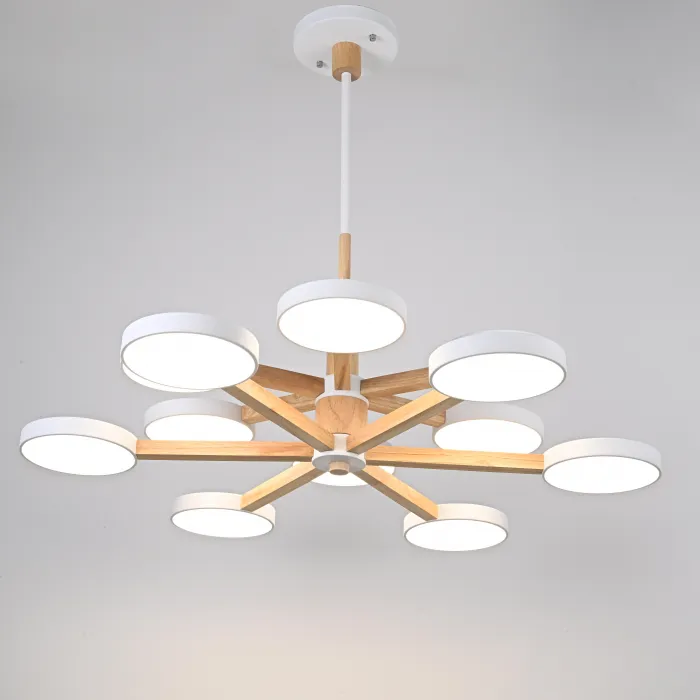 Подвесная люстра TURNA DBL L12 White от ImperiumLoft