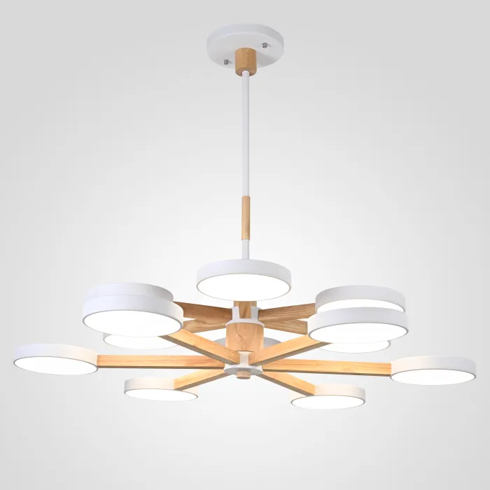 Подвесная люстра TURNA DBL L12 White от ImperiumLoft